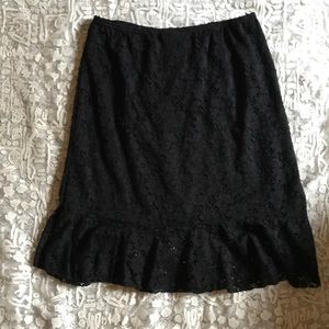 NEW Jaclyn Smith LACE stretch Skirt  XL